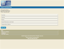 Tablet Screenshot of pegasuskeywest.com